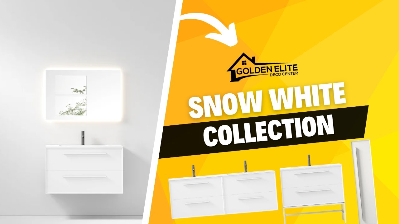 Discover the Snow White Collection: Top Bathroom Vanities for a Modern Look