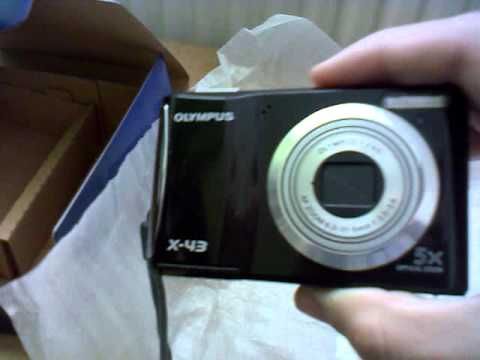 Camera Olympus x-43 black unboxing