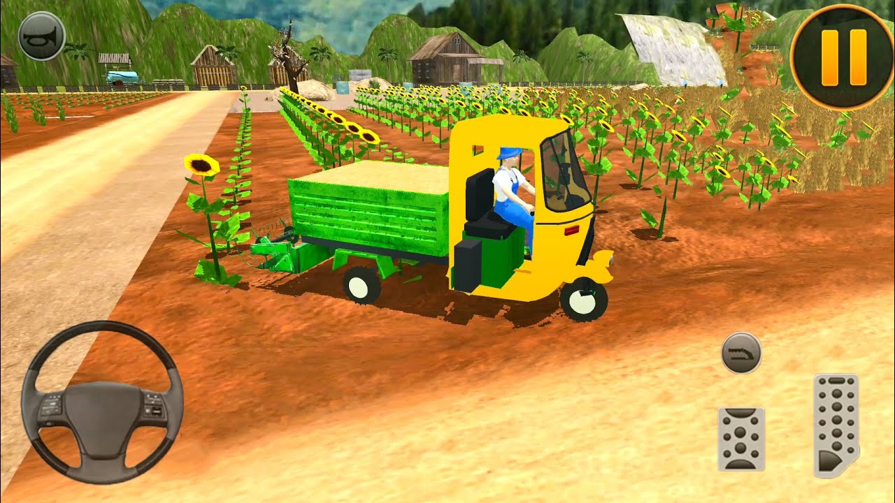 Tuk Tuk Auto Rickshaw Farming - Indian Farmer Driver Simulator ...