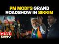 PM Modi Joins Sikkim’s 50th Statehood Celebrations, Mega Projects &amp; Roadshow In Gangtok