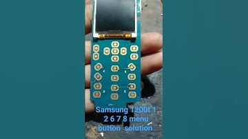 Samsung 1200 t  menu  1 2 7 8 button not working #samsung