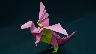 ORIGAMI - Gấp Rồng Bằng 1 Nửa Tờ Giấy || Fold An Origami Dragon