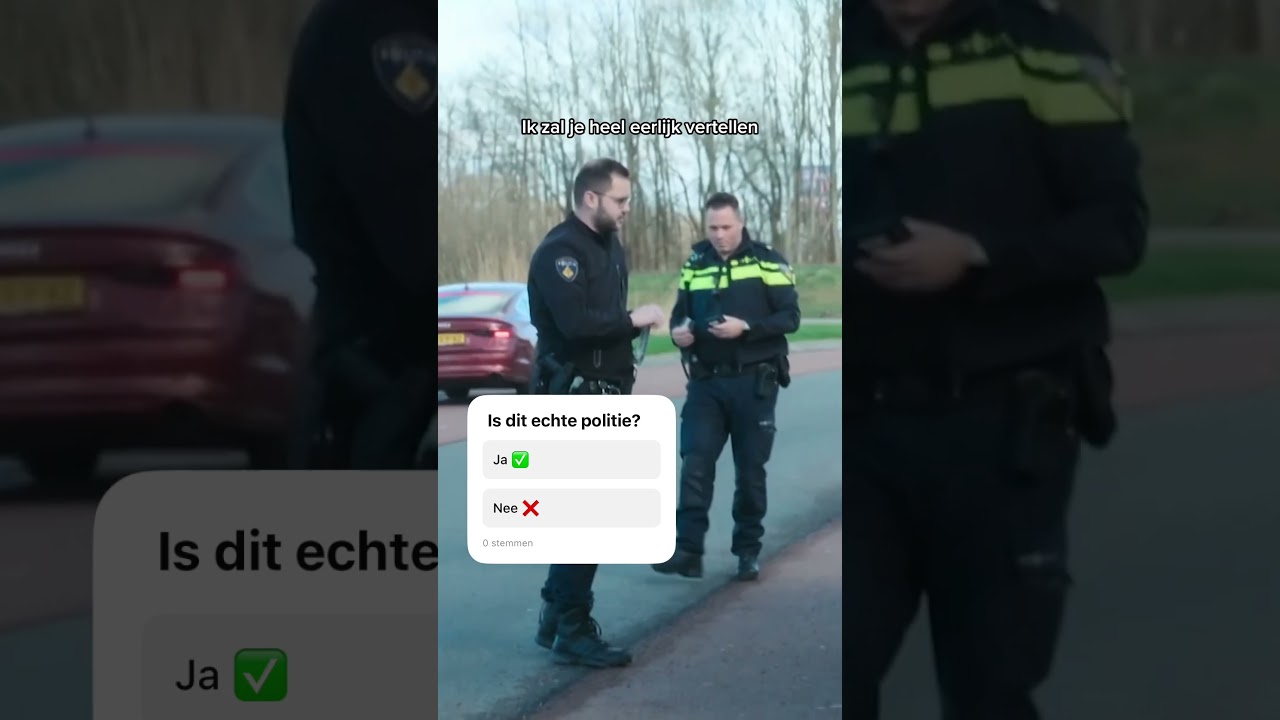 Is deze politie echt? 🚨🚔 #jachtseizoen
