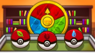 The Wheel chooses our Starter Pokemon for a battle