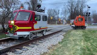 Pan Am Railways Rail Speeder NARCOA/NEREX Excursion Departure from Concord NH