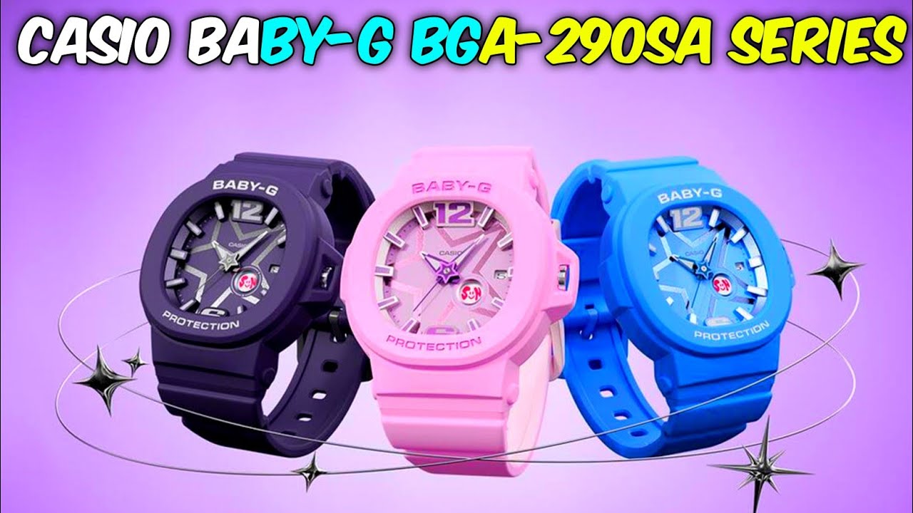 Casio Baby-G BGA-290SA Series launched in Japan 🗾 - YouTube