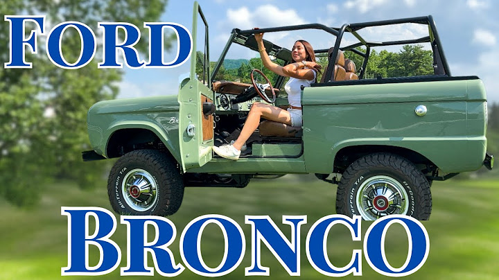 1966 Ford Bronco Restomod Iconic American 4x4 🇺🇸with Modern Upgrades✨