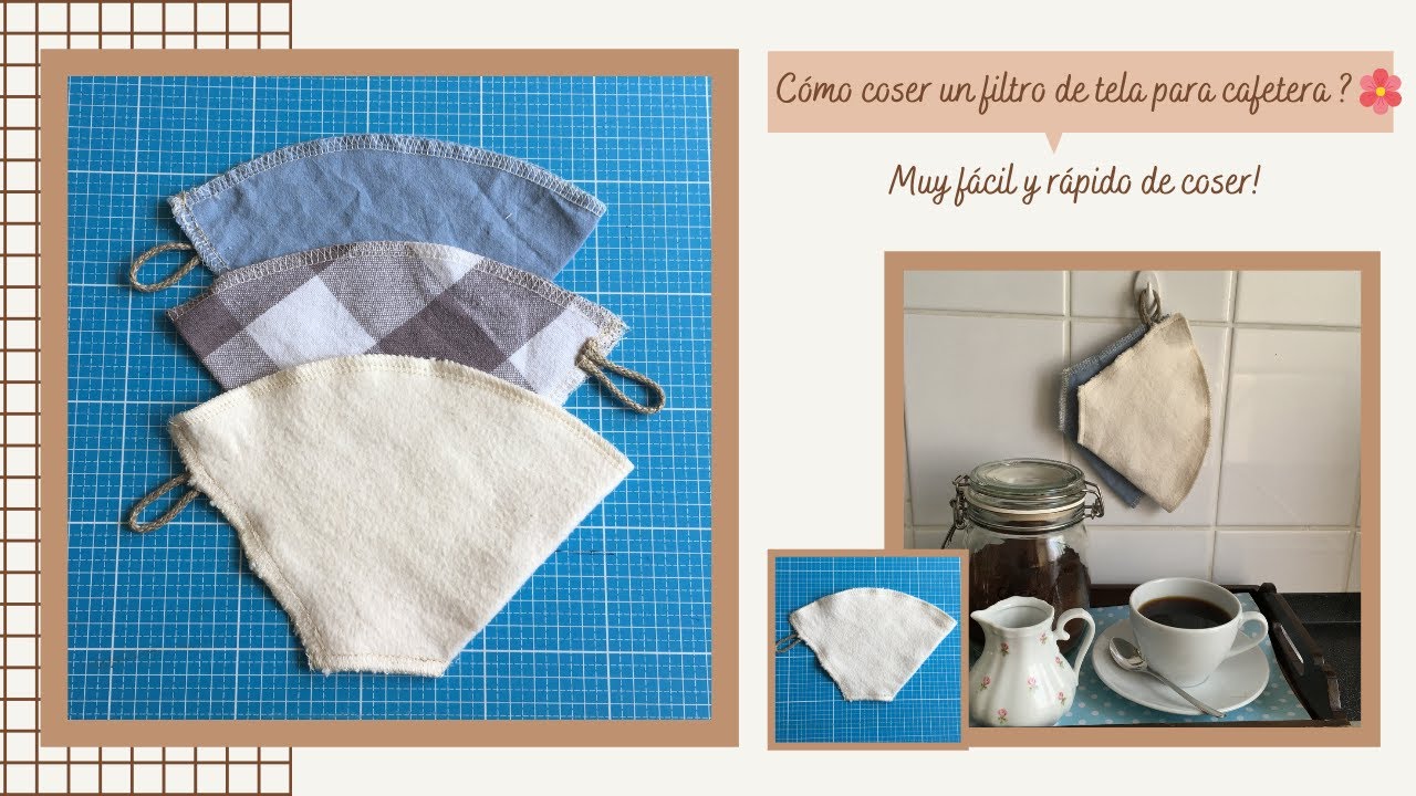 Filtro de tela reutilizable para cafetera / reusable coffee filter - YouTube