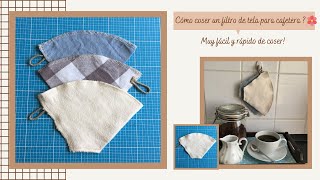 Filtro de tela reutilizable para cafetera / reusable coffee filter - YouTube