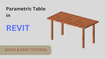 Parametric Table in REVIT (Quick Tutorial)