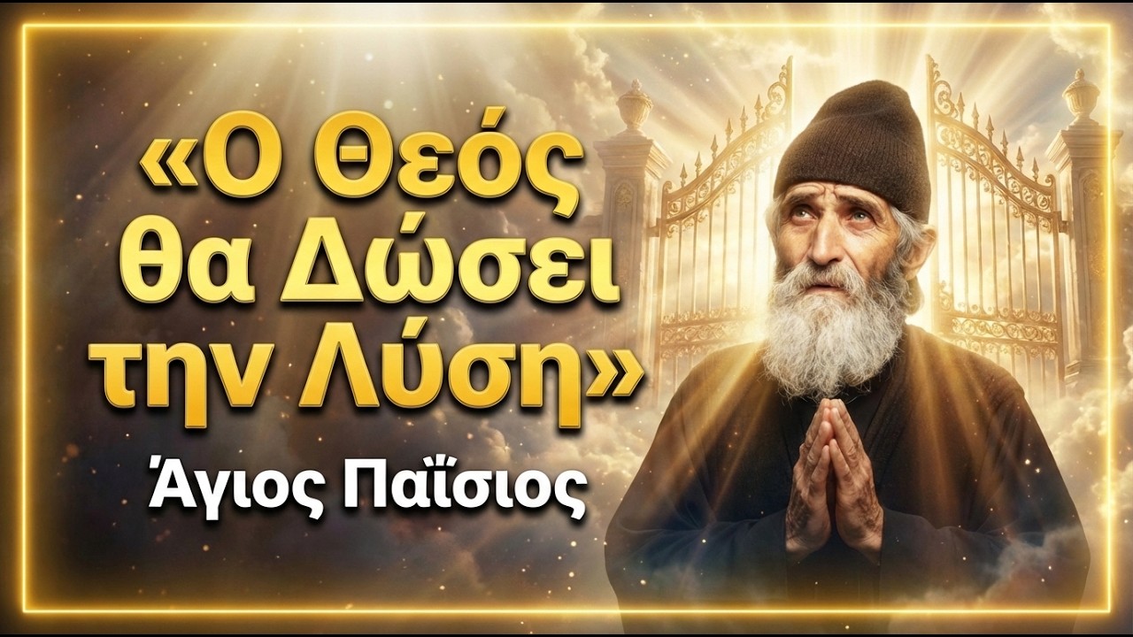 Άγιος Παΐσιος: Πώς να Μην Αγωνιάς για το Αύριο!