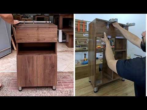 خزانة صغيرة بتصميم ذكي… أناقة واستغلال مثالي للمساحة 🔥