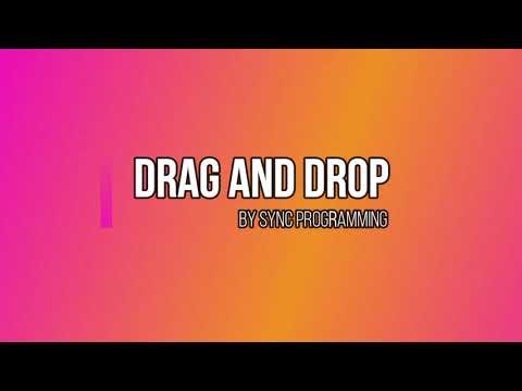 Creating Drag and Drop functionality using HTML CSS and Javascript.
