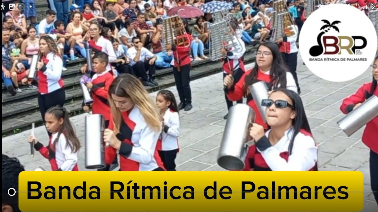 Excelente presentación de bandas, Palmares, Costa Rica