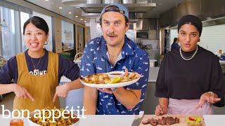 5 Pro Chefs Make Their GoTo Appetizers | Test Kitchen Talks | Bon Appétit