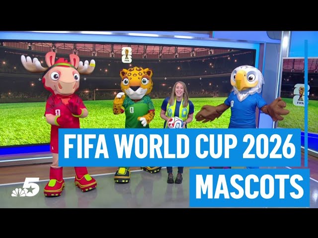 2026 FIFA World Cup mascots visit NBC 5 | NBCDFW - YouTube