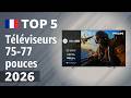 Téléviseurs 75-77 pouces 2026 : 5 grands téléviseurs cinéma