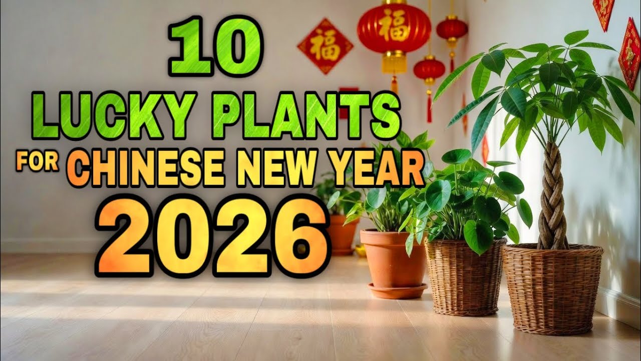 MGA HALAMAN SWERTE SA CHINESE NEW YEAR 2026 - Top 10 Lucky Plants for Chinese New Year 2026!