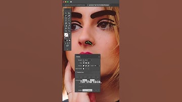 How to create a portrait in Adobe Illustrator 🎨✨#shorts  #illustration #digitalart