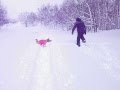 菅平　2013/02/23 その1　マール今年も全身タイツ