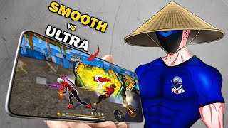 Smooth vs Standard vs Ultra Which is Best for Headshots 😳 Nightmare Ascension | Free Fire Max screenshot 1