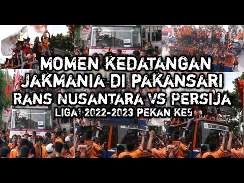 Momen Kedatangan Bus Jakmania di Pakansari Rans Vs Persija - DE VIDEO