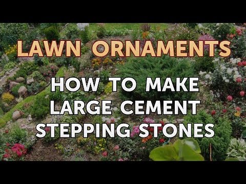 How to Make Large Cement Stepping Stones - YouTube