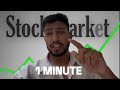 1 Minute lo Stock Market basics | Stock Market Secrets in 60 seconds 