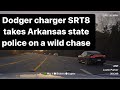 Dodge charger takes Arkansas State police on 140 mph police chase did he get away ? #LRHN #police