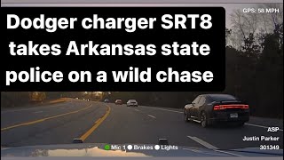 Dodge charger takes Arkansas State police on 140 mph police chase did he get away  #LRHN #police