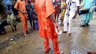Ileaseolukoso temple  . Sango initiation dancing