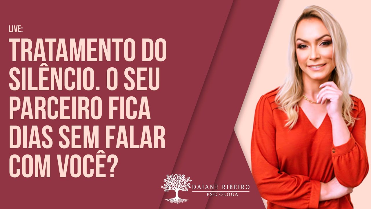 Tratamento do silêncio. O seu parceiro fica dias sem falar com você?