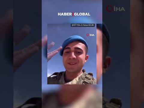 Şehidin Son Videosu Yürekleri Parçaladı: Komutanına Böyle Seslendi  #haber #gündem #şehit