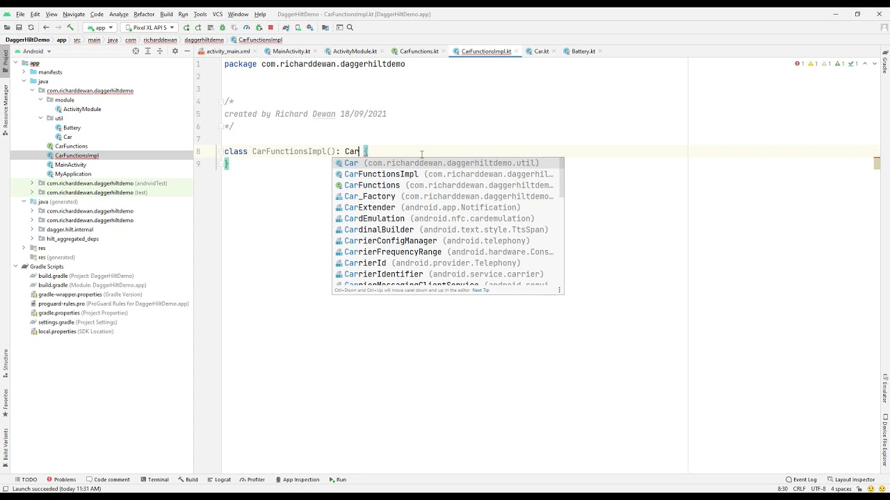 Hilt Module and Bind Annotation