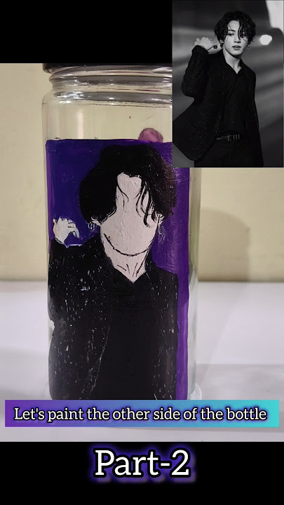 Let's Paint The Other Side Of The bottle 🫙✨@catchupwithkavi#jungkook #painting