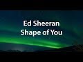 Ed Sheeran - Shape of You(Lyrics) перевод на русском
