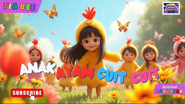 ANAK AYAM CUIT CUIT || Tia Bee - Lagu Anak-Anak Edukatif🐥🐤🎵