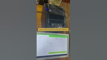 80mm Thermal Receipt POS Printer work with Loyverse android POS software