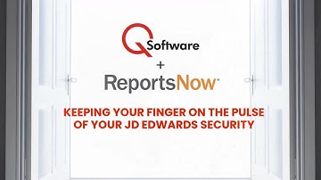 ReportsNow for QSoftware - Quicker, Easier Analysis and Reporting