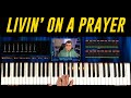 Livin On A Prayer Bon Jovi 80s Synth Keyboard Sounds | Gig Performer Arturia V-Collection X