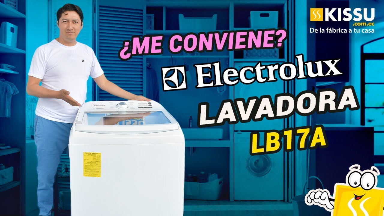 Lavadora Carga Superior LB17A Essential Care Agitador 17kg Blanco Electrolux