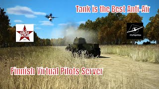 Tank is the Best Anti Air on the Finnish Virtual Pilots Server IL-2 Tank Crew v4.505c [1440p]