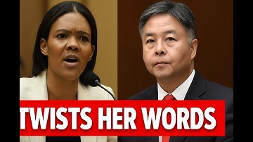 🔥 Candace Owens DESTROYS Ted Lieu After HE Twists Her Words in Congress!