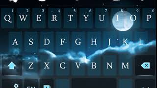 Moonlight GO Keyboard Animated Theme screenshot 5