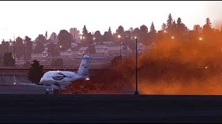 Plane Crashes at Teterboro Airport, New Jersey  Platinum Jet Management Challenger 600 Crash