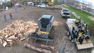 Skid steer Fire wood Processor