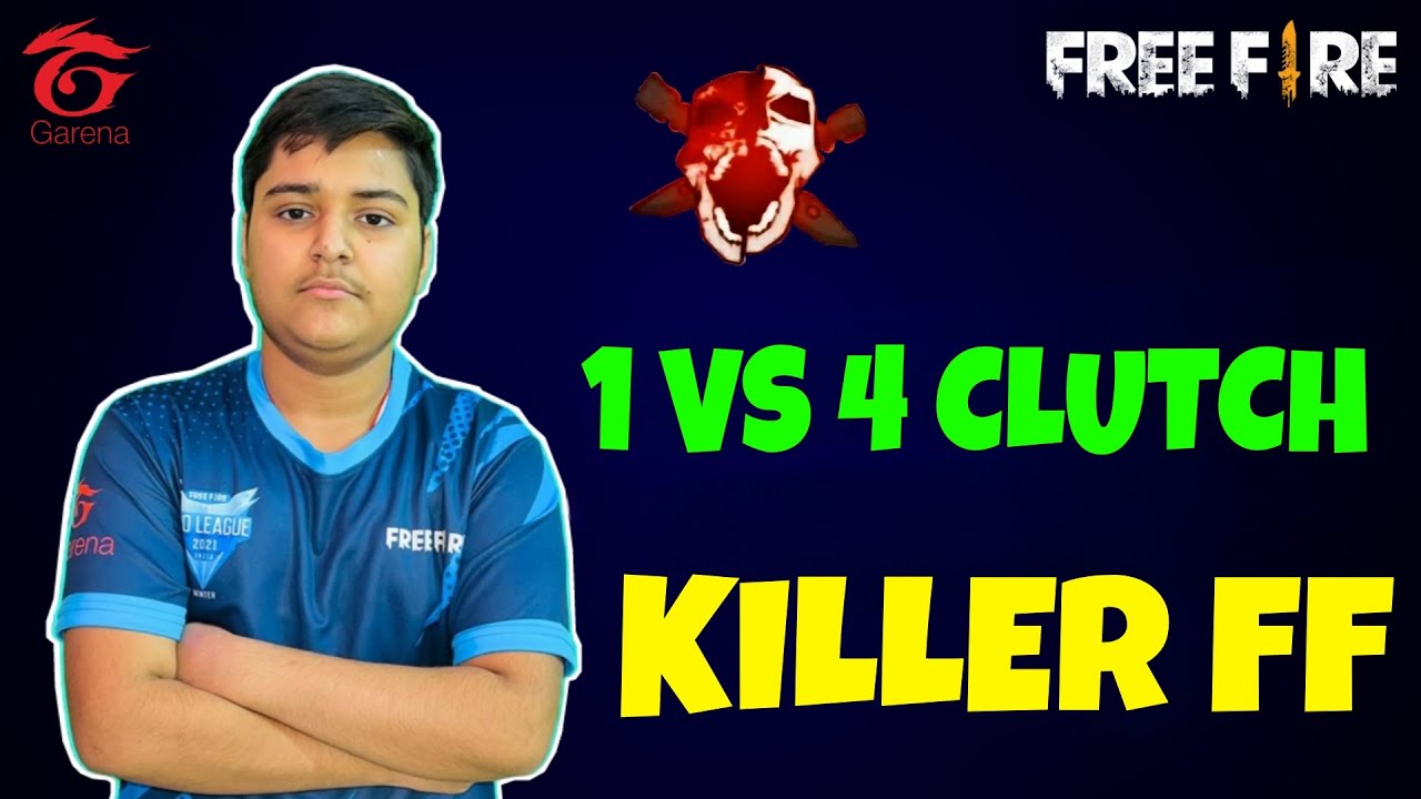 KILLER FF 1 VS 4 CLUTCH IN TOURNAMENT FREE FIRE ESPORTS TSG LEGEND killer-ff-1-vs-4-clutch-in-tournament-free-fire-esports-tsg-legend