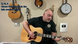 Video thumbnail of "How to Play Green, Green grass of home - Porter Wagoner (cover) - Easy 3 Chord Tune"