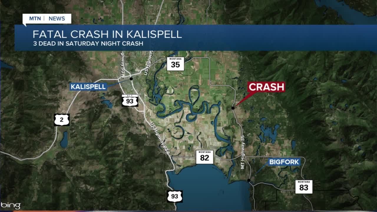 3 dead, one injured after headon crash near Kalispell YouTube
