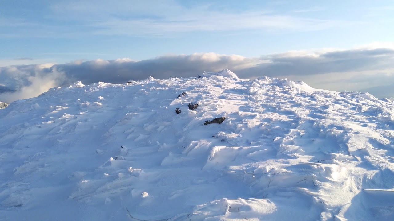 От връх Килеро към Поличите, Благоевград и Мусов връх, Рила. Декември 2019